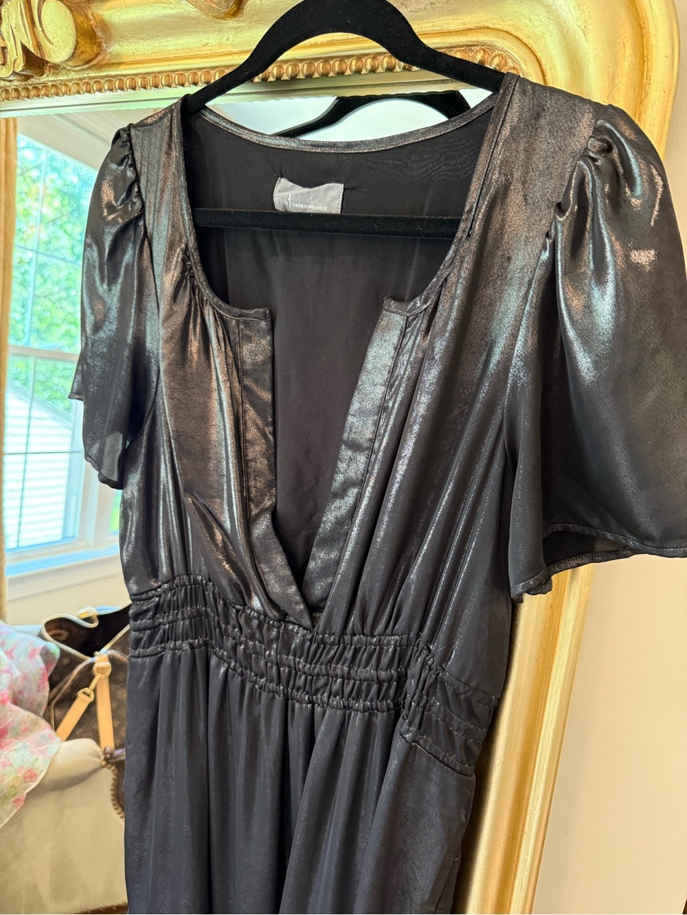 Metallic Women's Anthropologie Dress - Picture 2 of 4